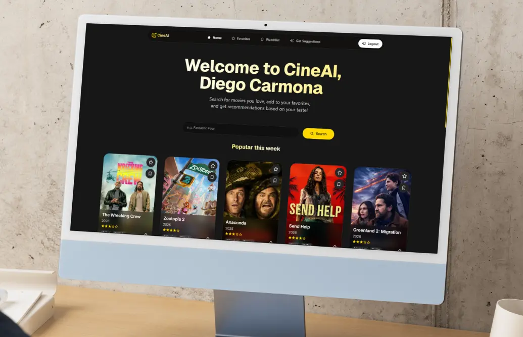 CineAI project screenshot